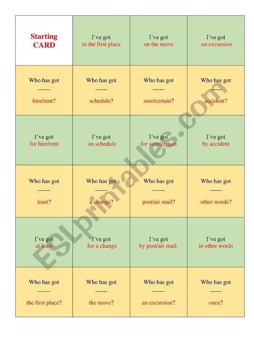 prepositional phrases (use of English B2) loop game