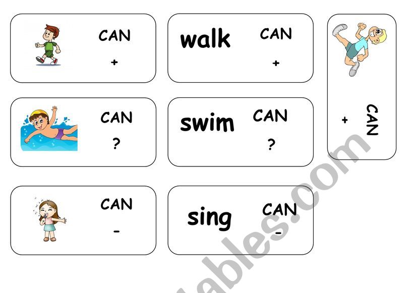 action verbs memory game worksheet