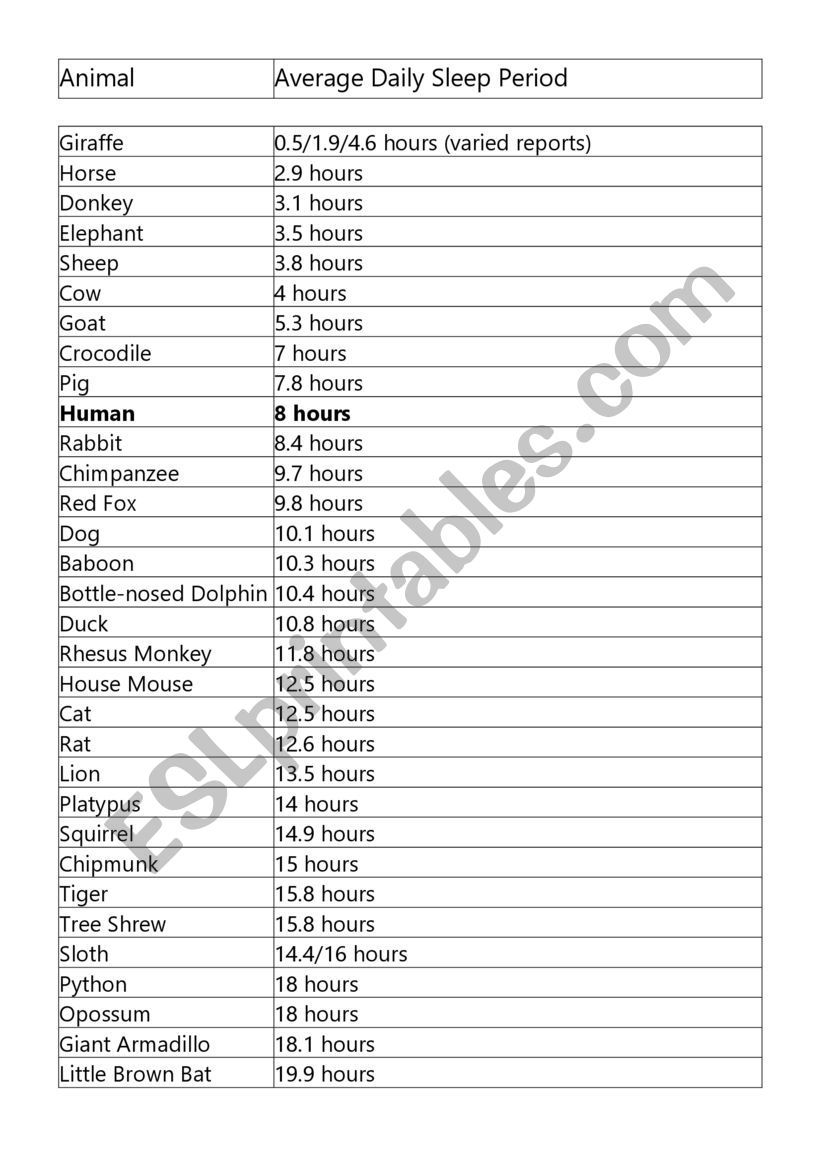 Animal Listening Quiz worksheet