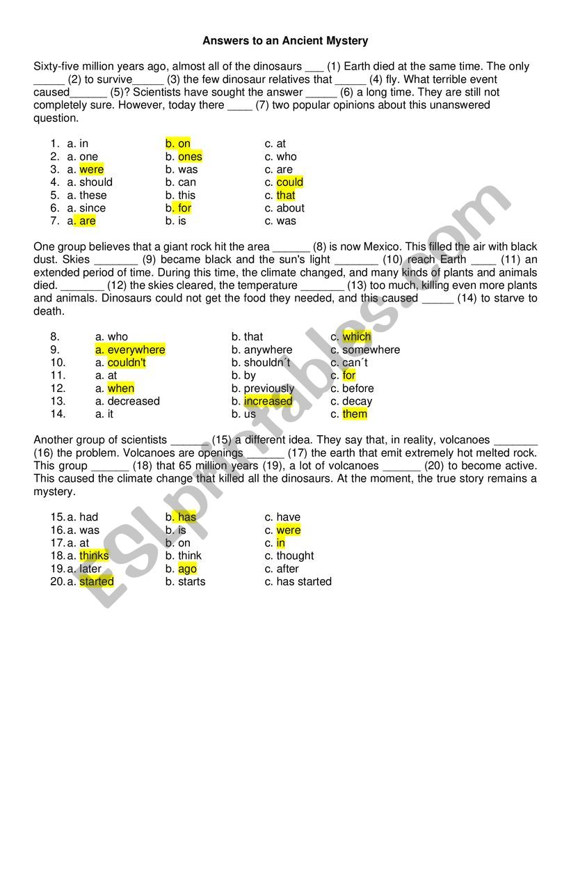 conditionals worksheet