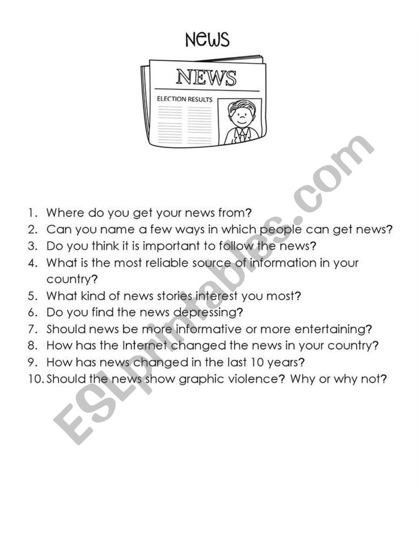 DISCUSSION ABOUT THE NEWS & JOURNALISM