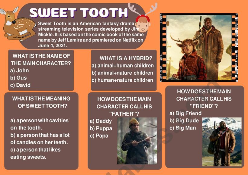 Serie Worksheet - Sweet Tooth (Ep01S01) Part 1