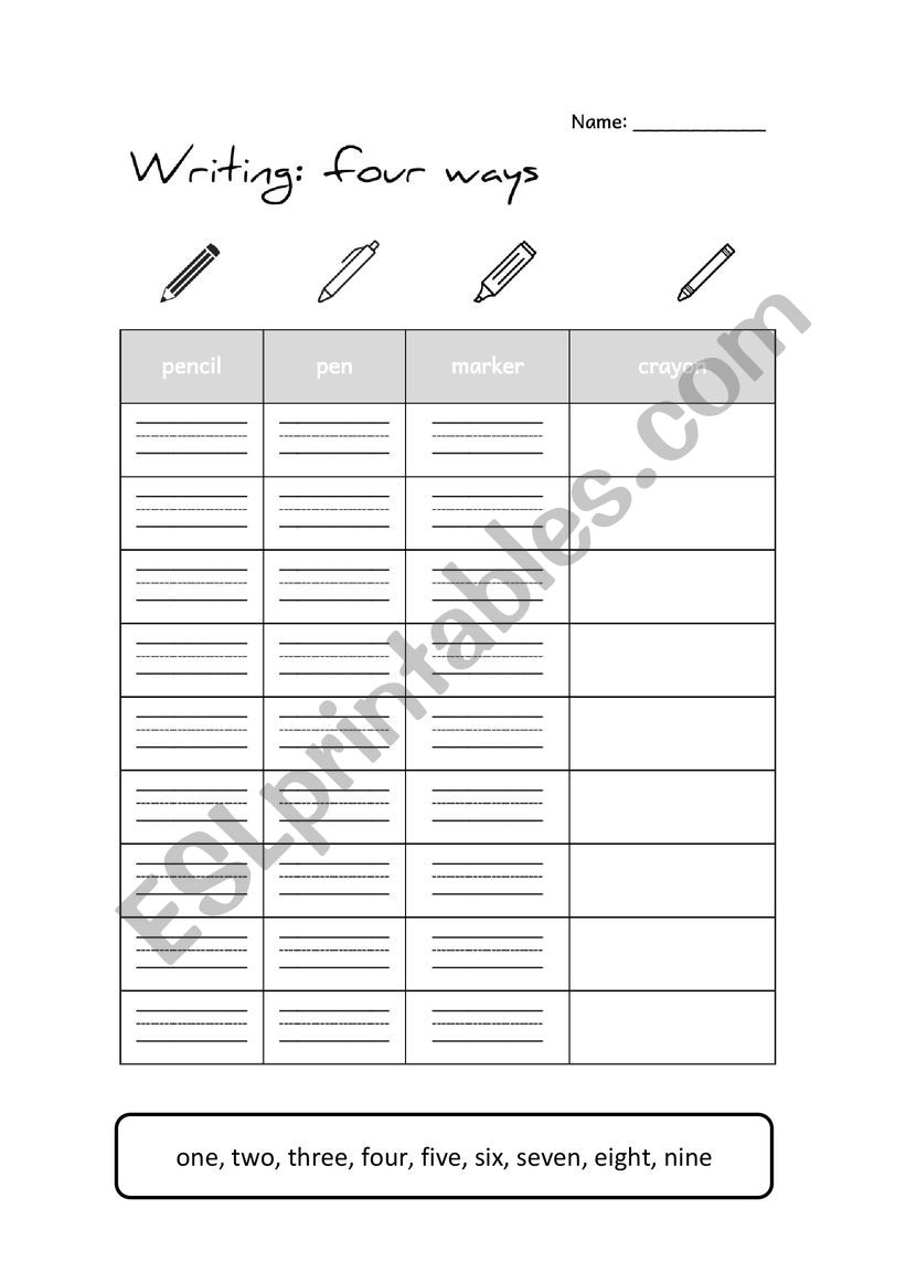 Engaging writing and spelling practice worksheet (editable vocabulary)