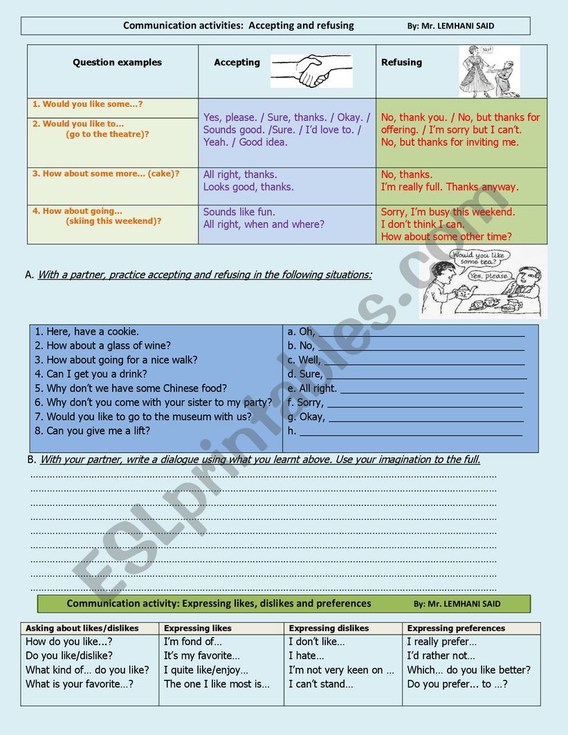 FUNCTIONAL PRACTICE worksheet