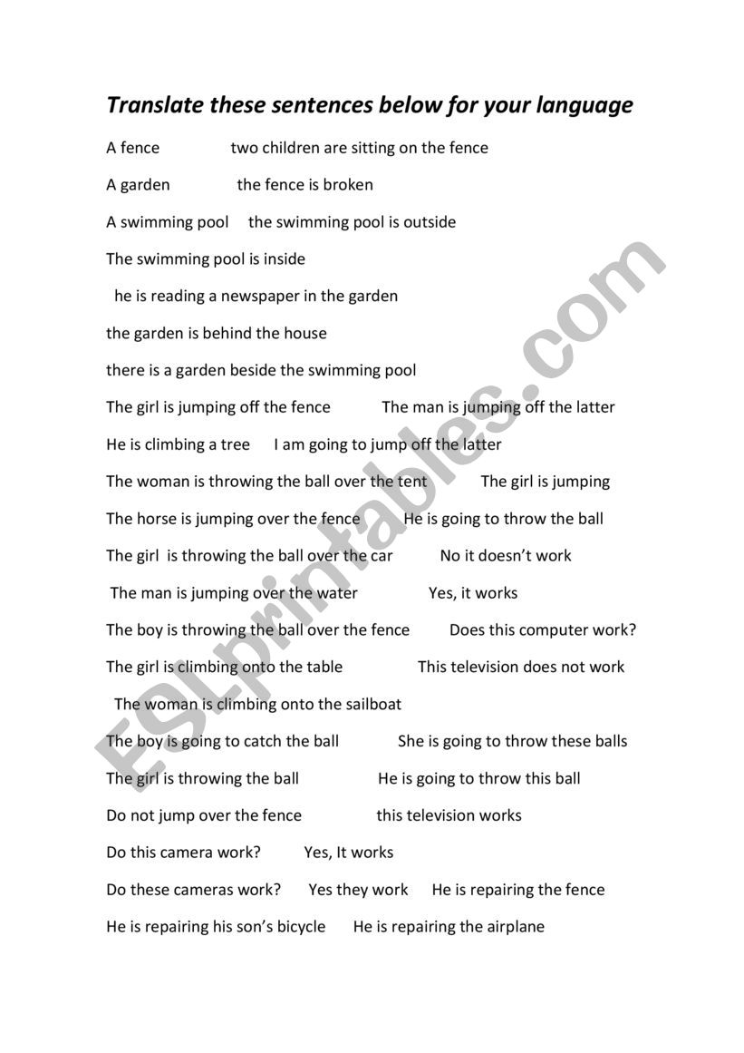 sentences-to-translate-esl-worksheet-by-gold-coin