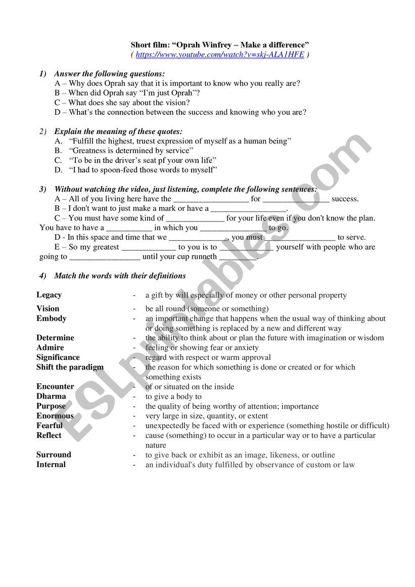 advice-from-oprah-winfrey-esl-worksheet-by-anna-shkodich