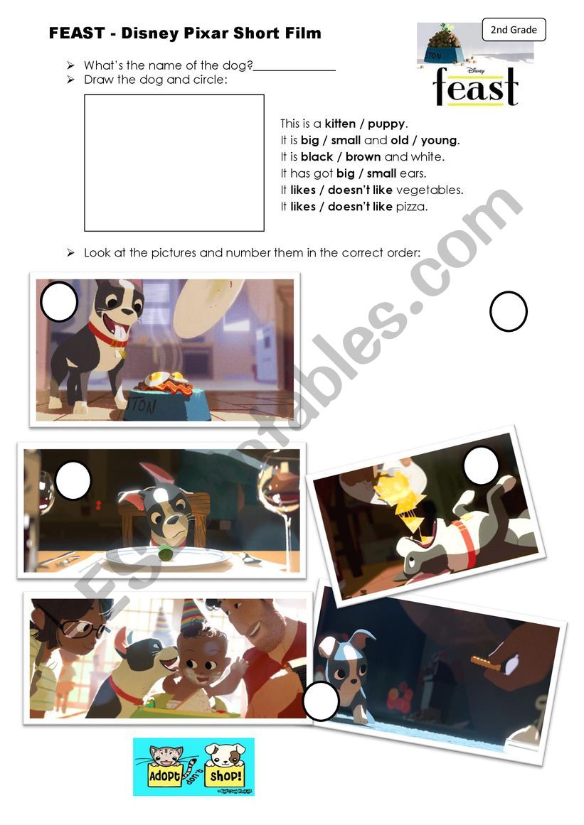 Feast - Disney pixar short film exercise