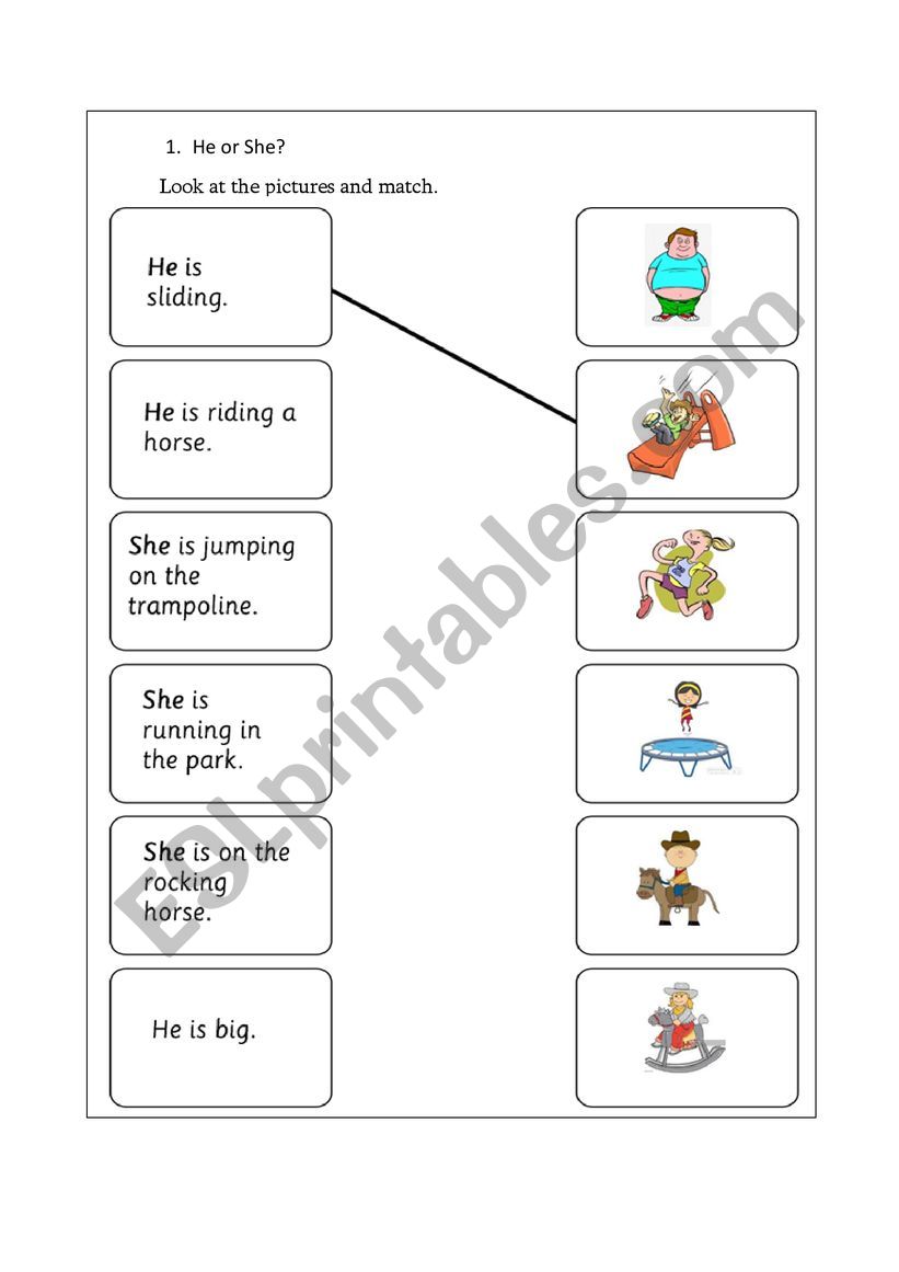 The big horse PART 2  worksheet