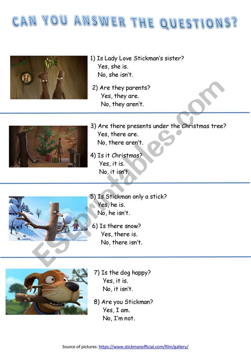 TO BE through STICKMAN, by JULIA DONALDSON