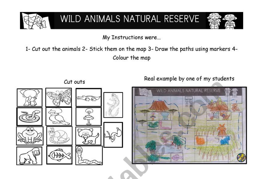 Create a Map of a Natural Reserve