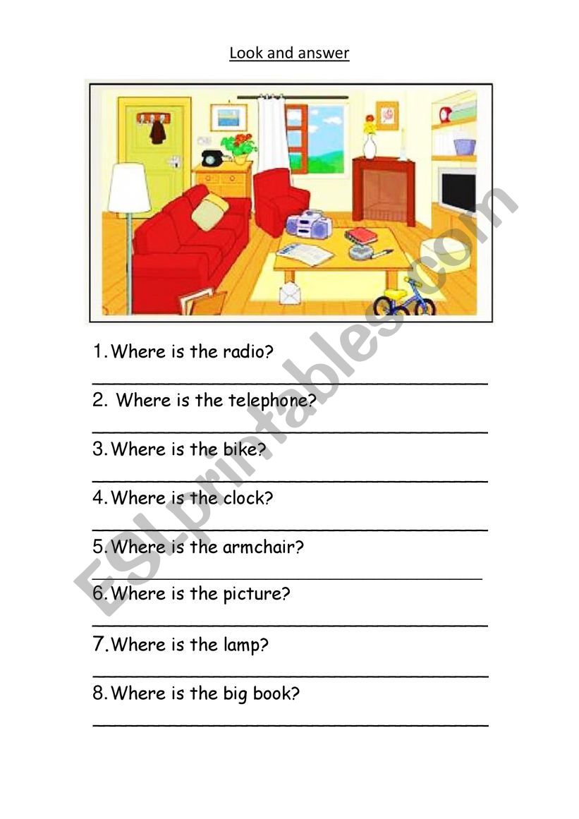 Prepositions worksheet