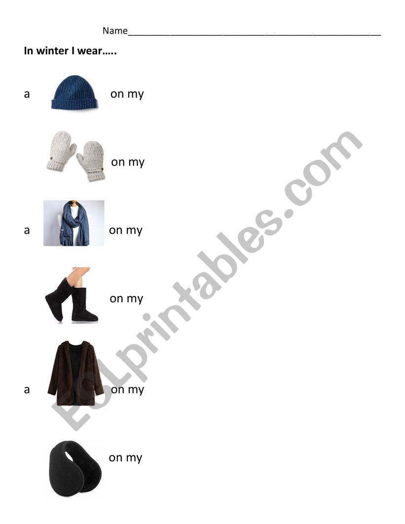 PARTS OF THE BODY  worksheet