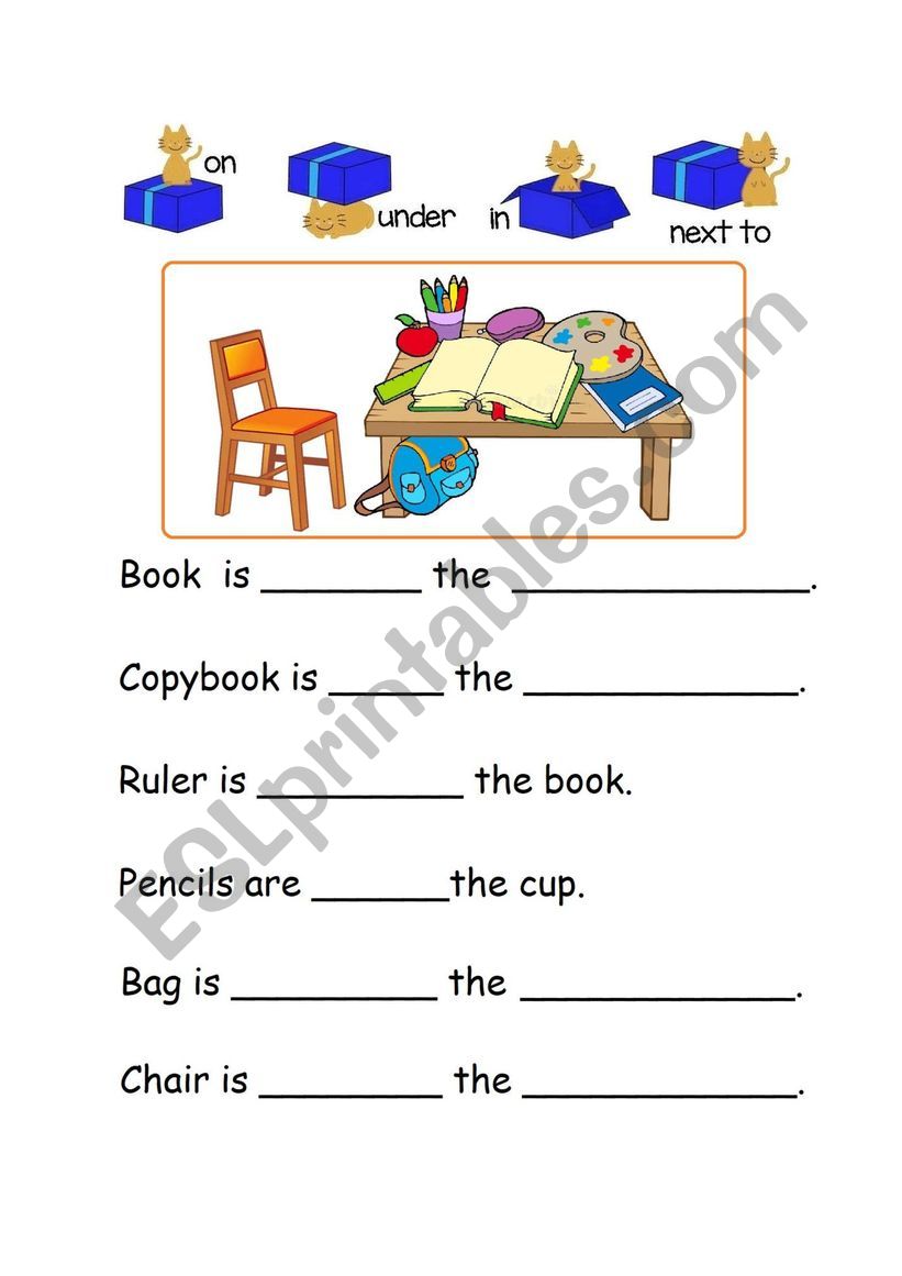 school worksheet