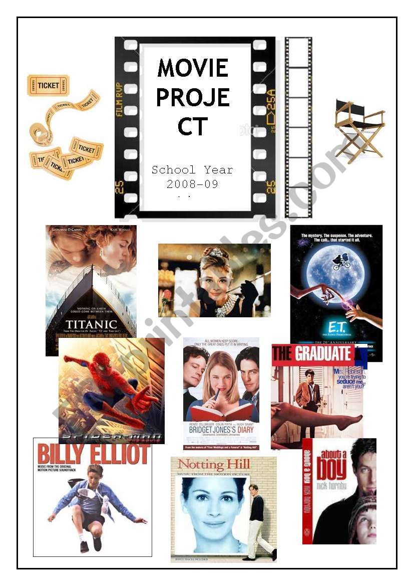 Movie Project  (cover) worksheet