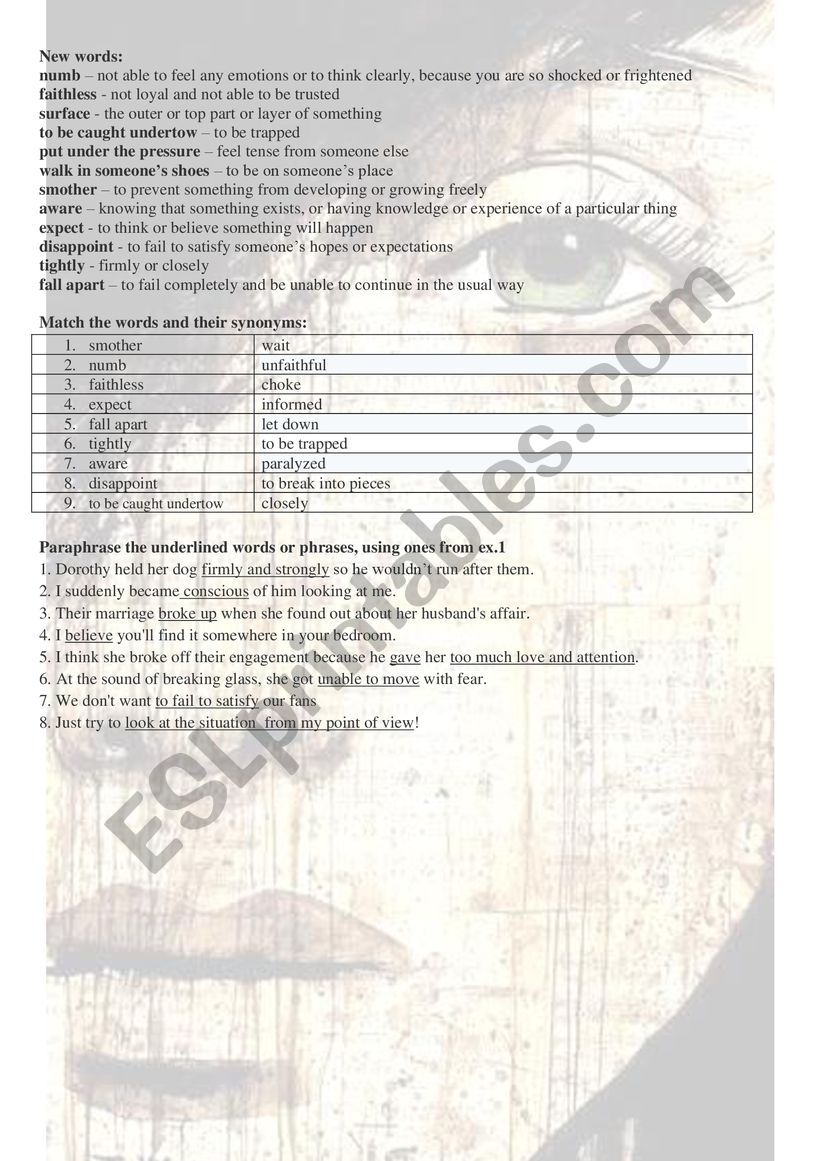 Tenses worksheet