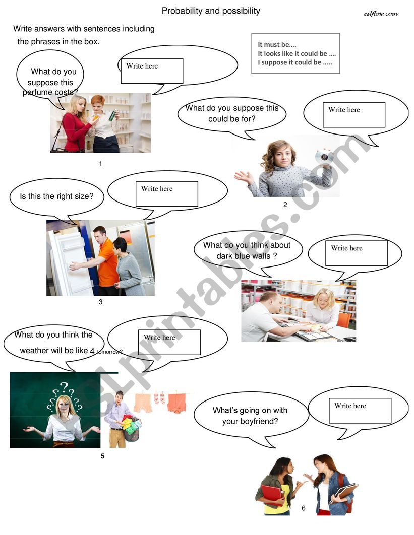 Listening Keywords worksheet