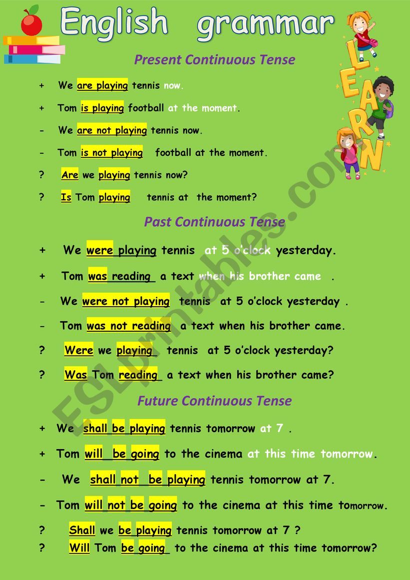 Grammar Table 2 worksheet