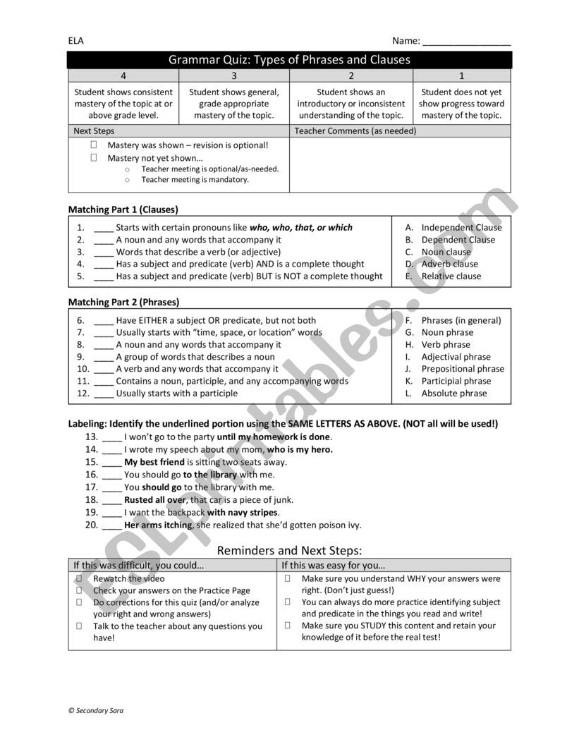 phrases-and-clauses-esl-worksheet-by-liulu399