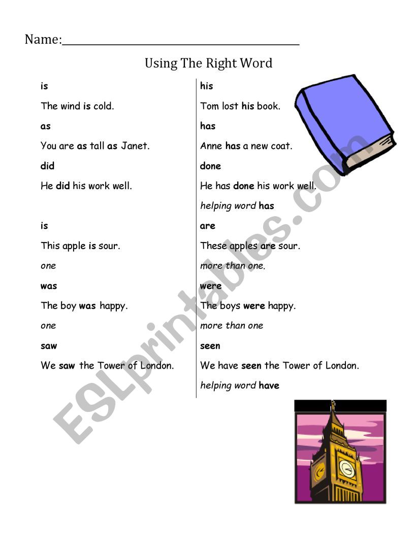 confusing-words-in-english-esl-worksheet-by-sanlane