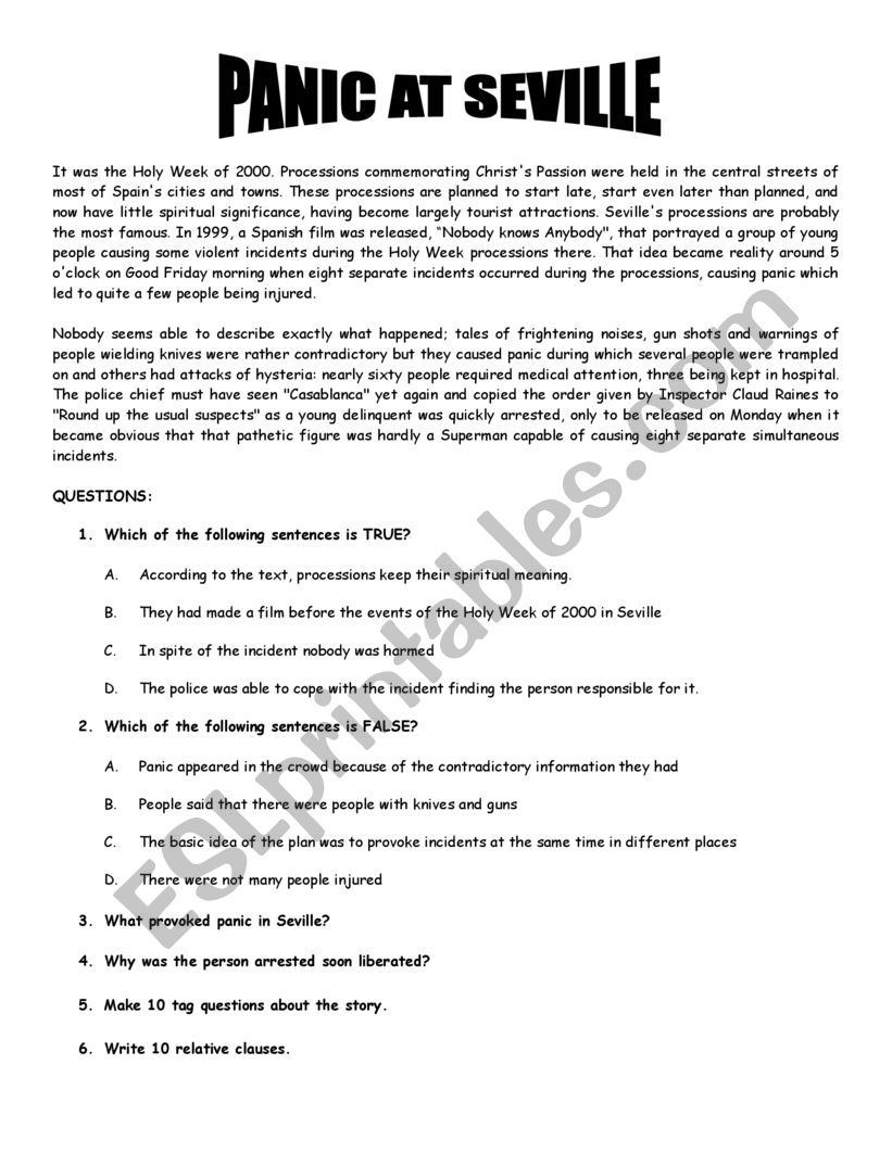 Word formation worksheet