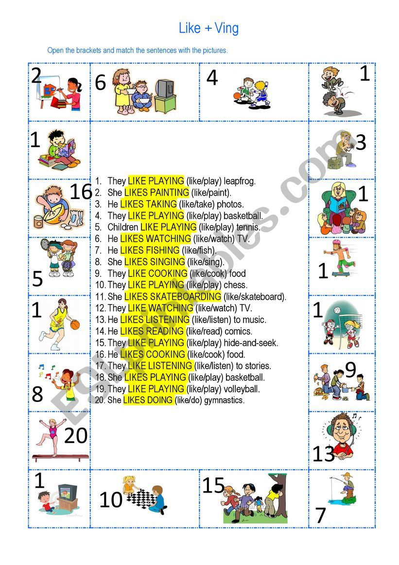 SportFIT worksheet