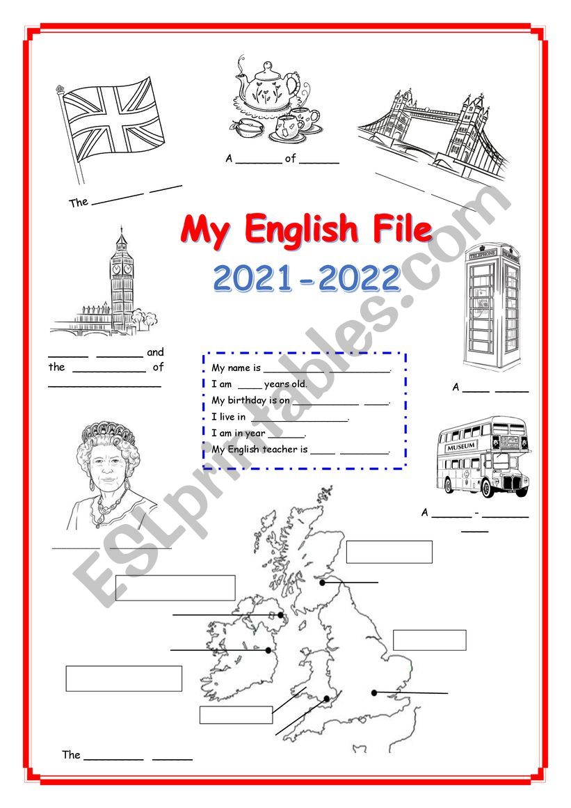 My English File worksheet