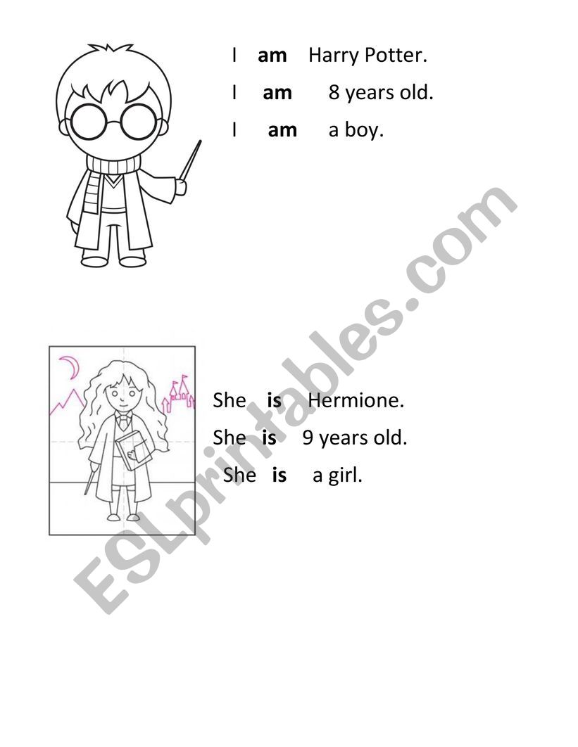 Verb to be worksheet