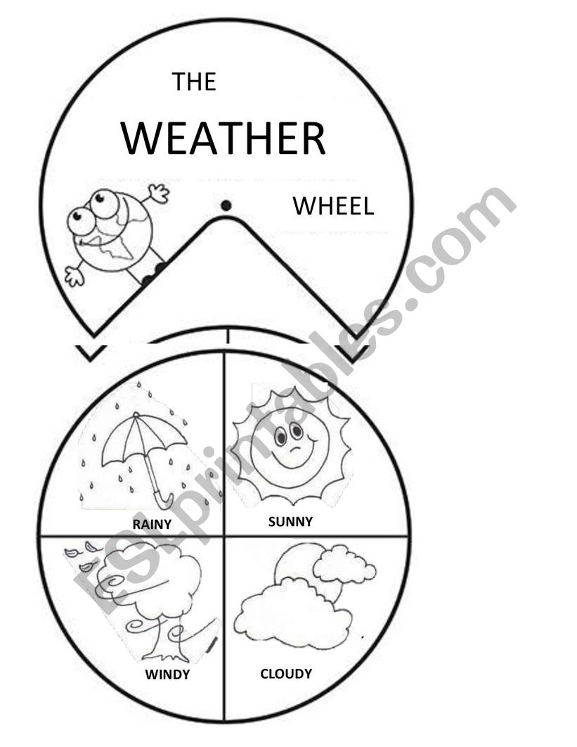 The weather wheel worksheet