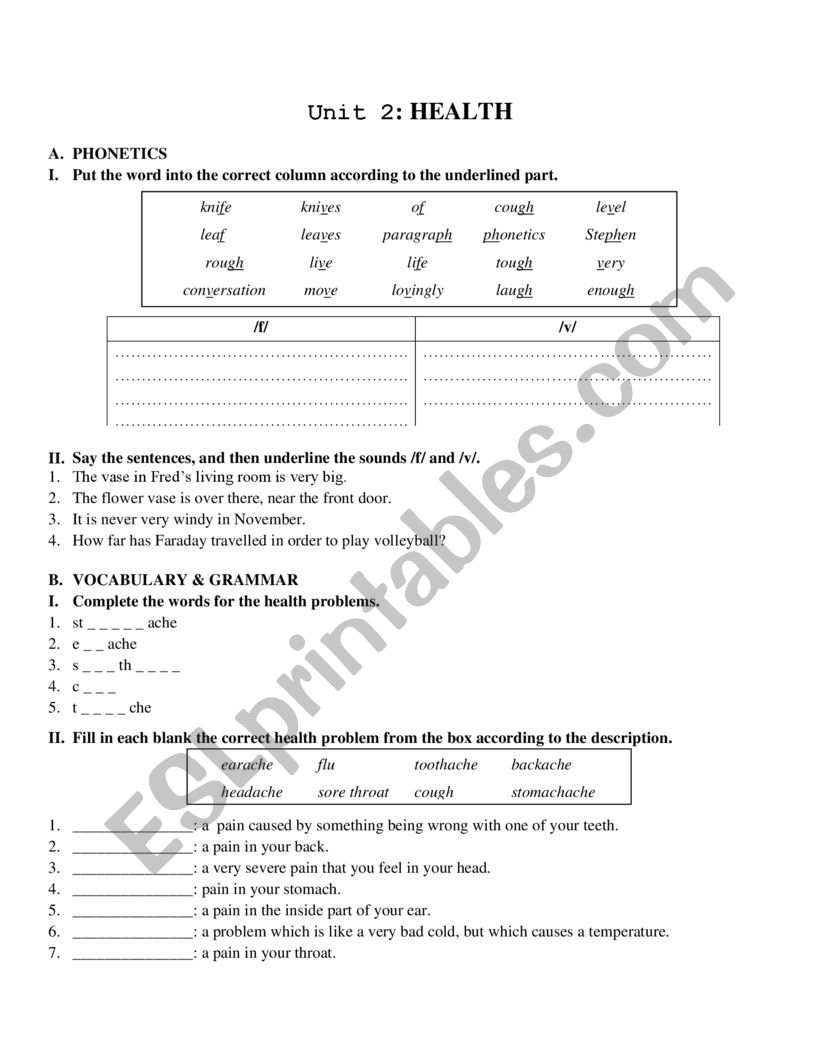 Tense practise for Grade 7 worksheet