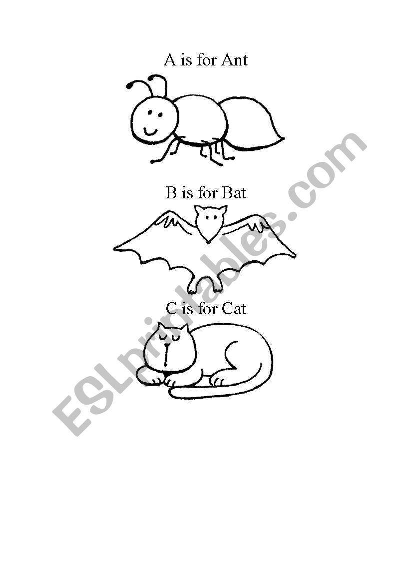 I Know My ABCs worksheet