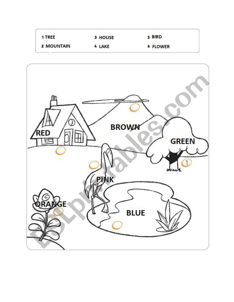 Outdoors worksheet