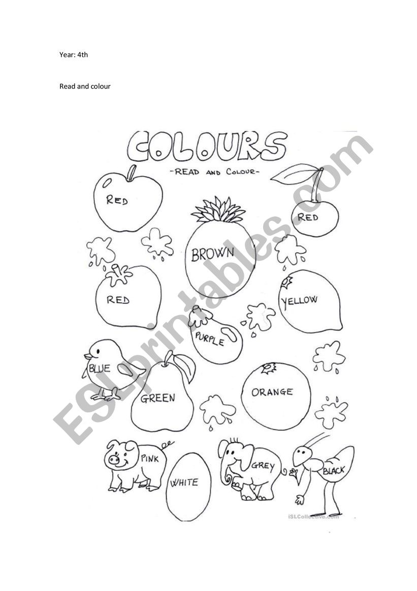 MY BODY worksheet