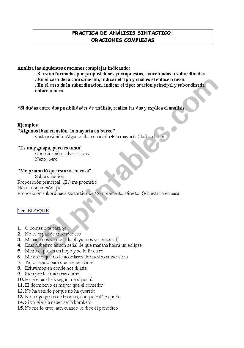 grammar worksheet