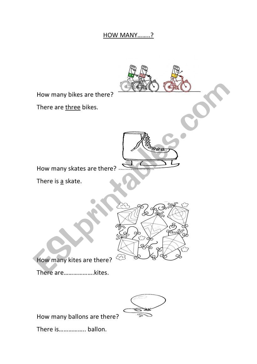 how many, 2nd grade  worksheet