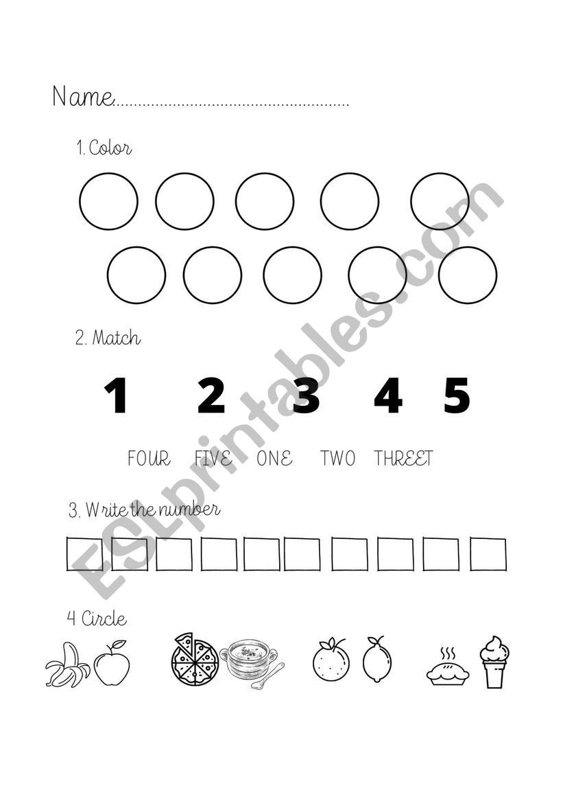Diagnostic test 1 worksheet