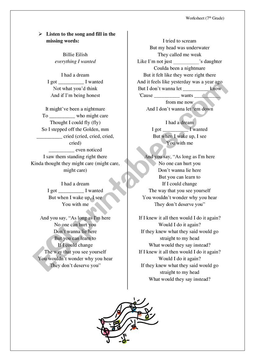Listening - indefinitie pronouns