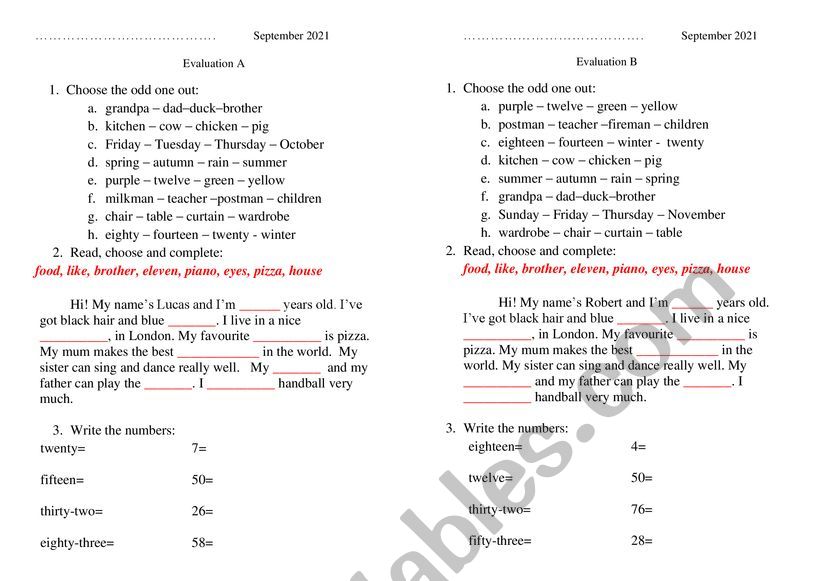 initial evaluation of use of English