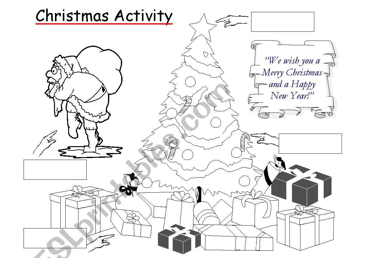 Christmas Activity worksheet