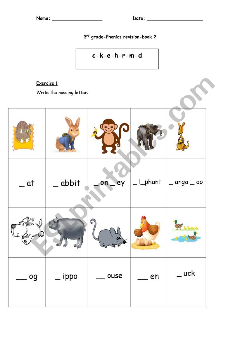 Phonics-group 2 of sounds worksheet