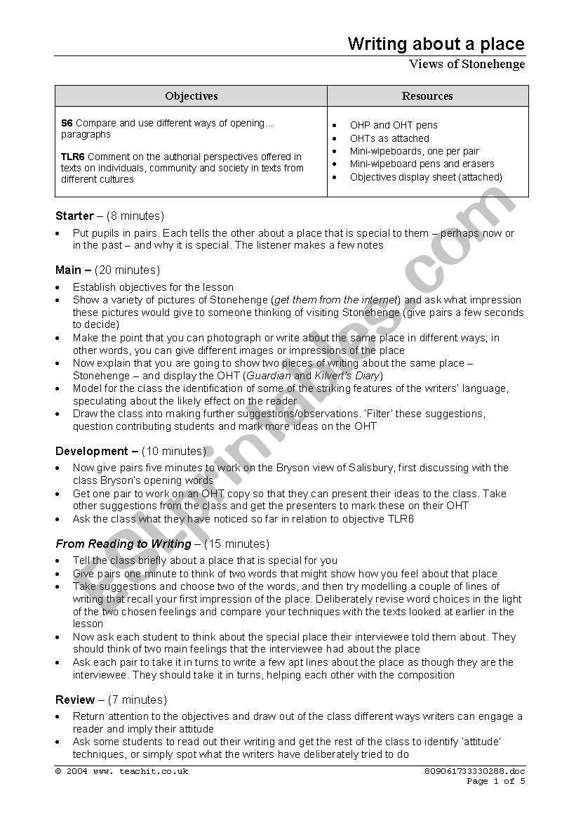 Stonehenge worksheet worksheet