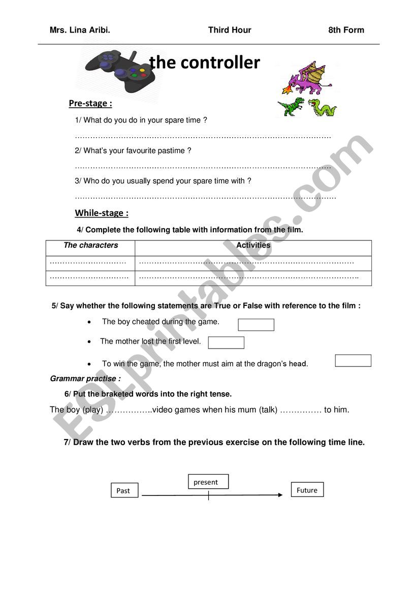 the controller worksheet