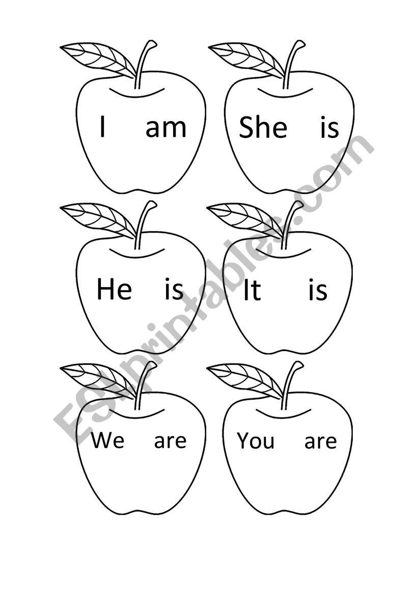 apple matching game worksheet