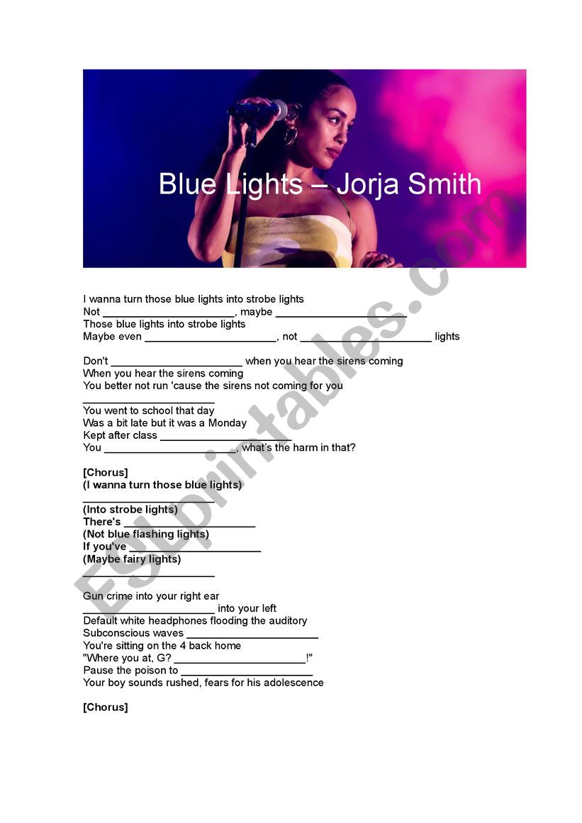 Jorja Smith - Blue Lights (listening)
