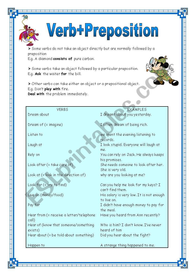 Verb+preposition (08.09.08) worksheet