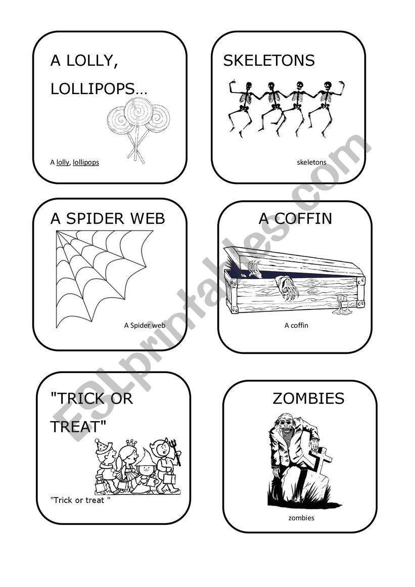 Halloween FL-2nd set worksheet