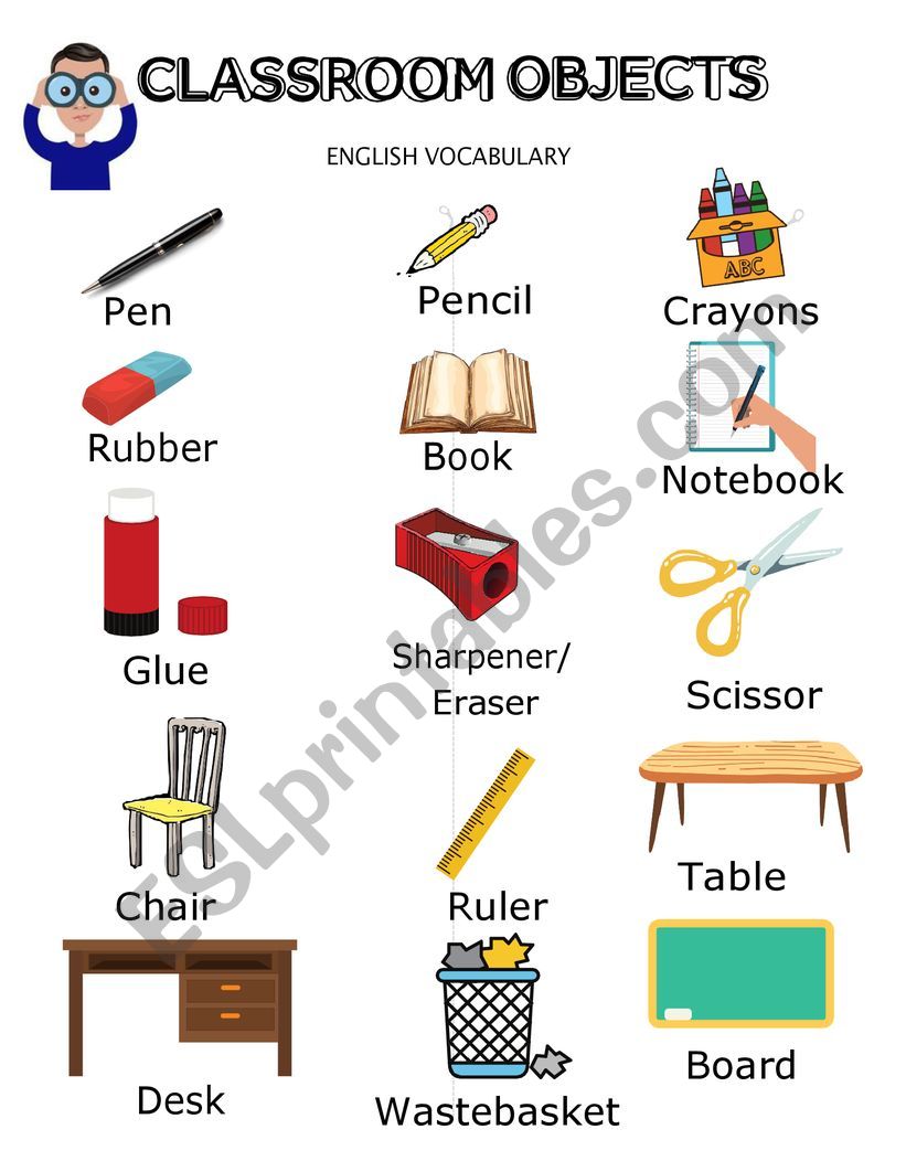 classroom-objects-esl-worksheet-by-renew2508