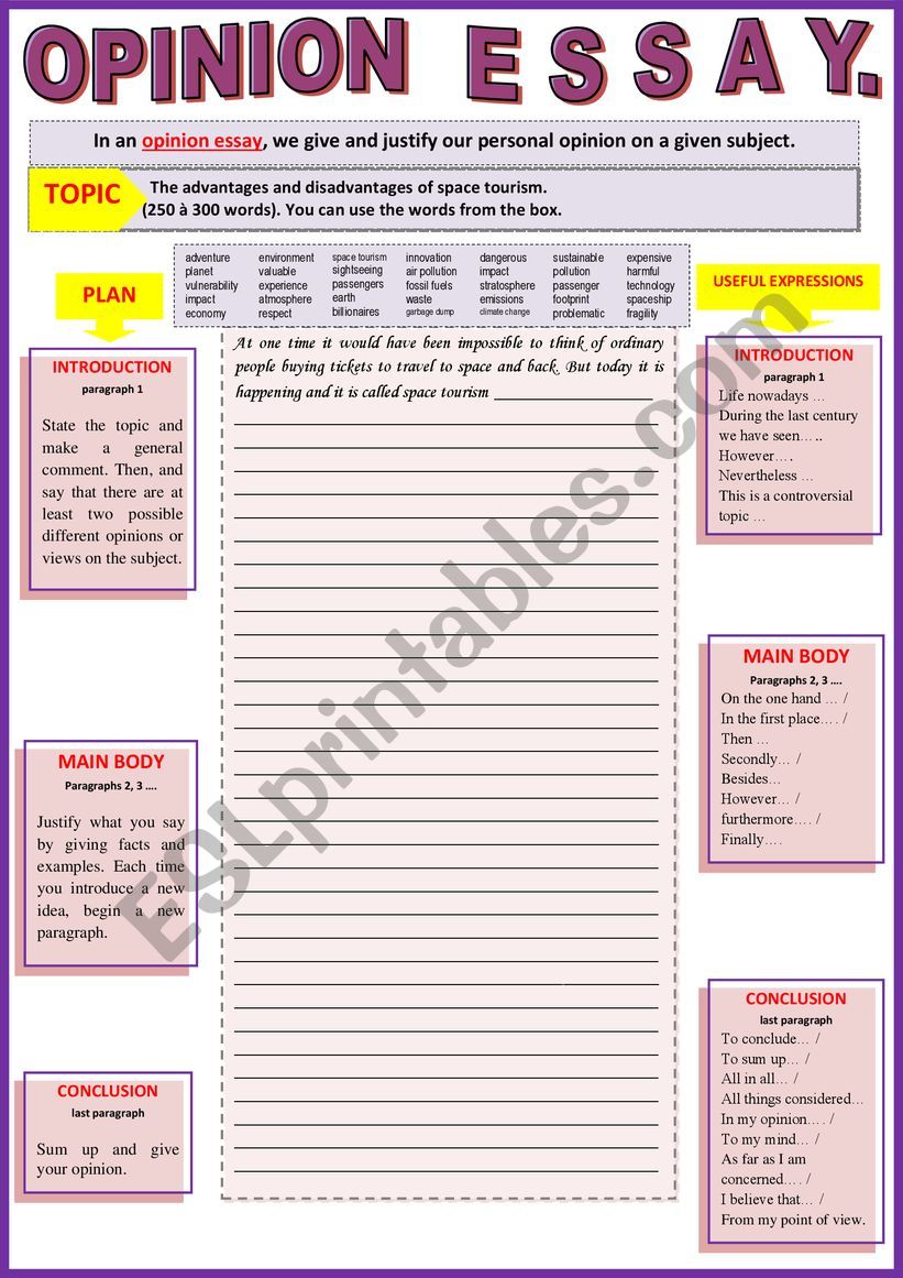 space tourism essay