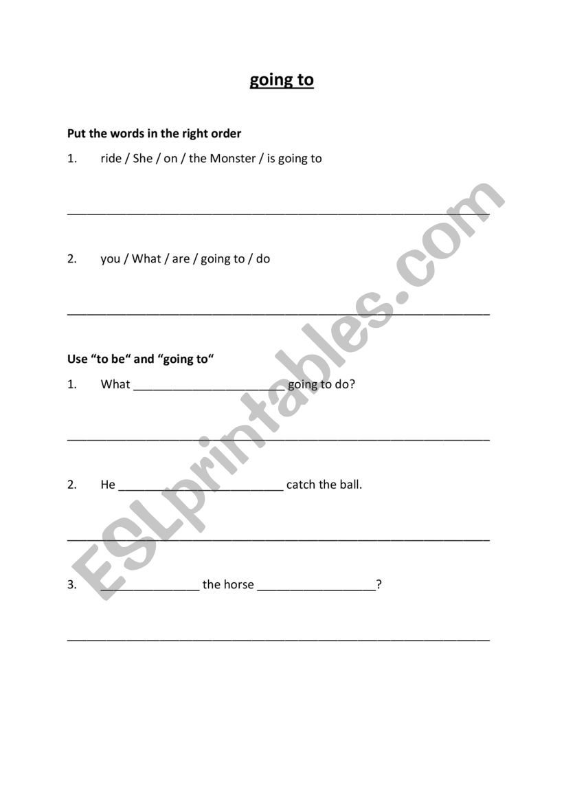 going to worksheet
