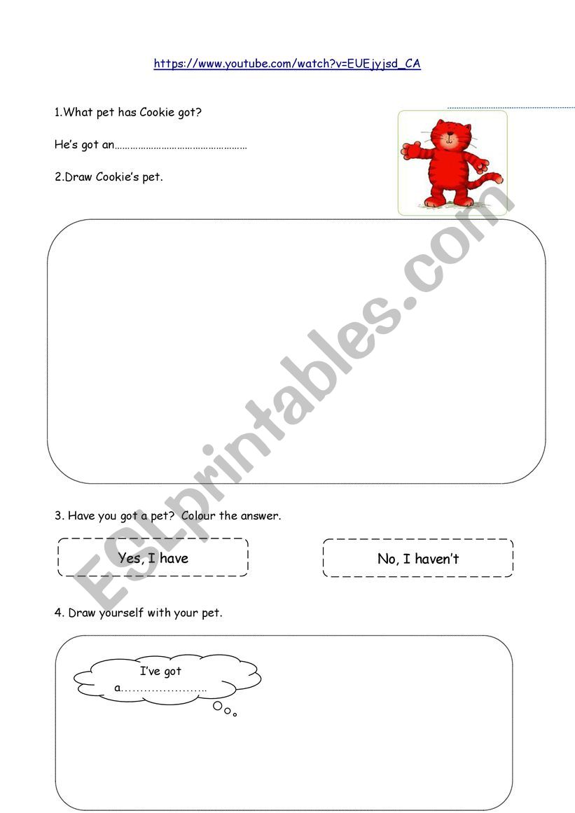 PETS worksheet