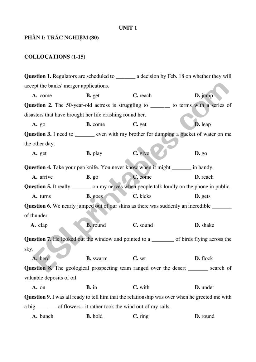 Vocabulary_Practice _B2 worksheet